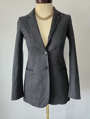 Judith & Charles Grey Modal Fitted Blazer. Size 2